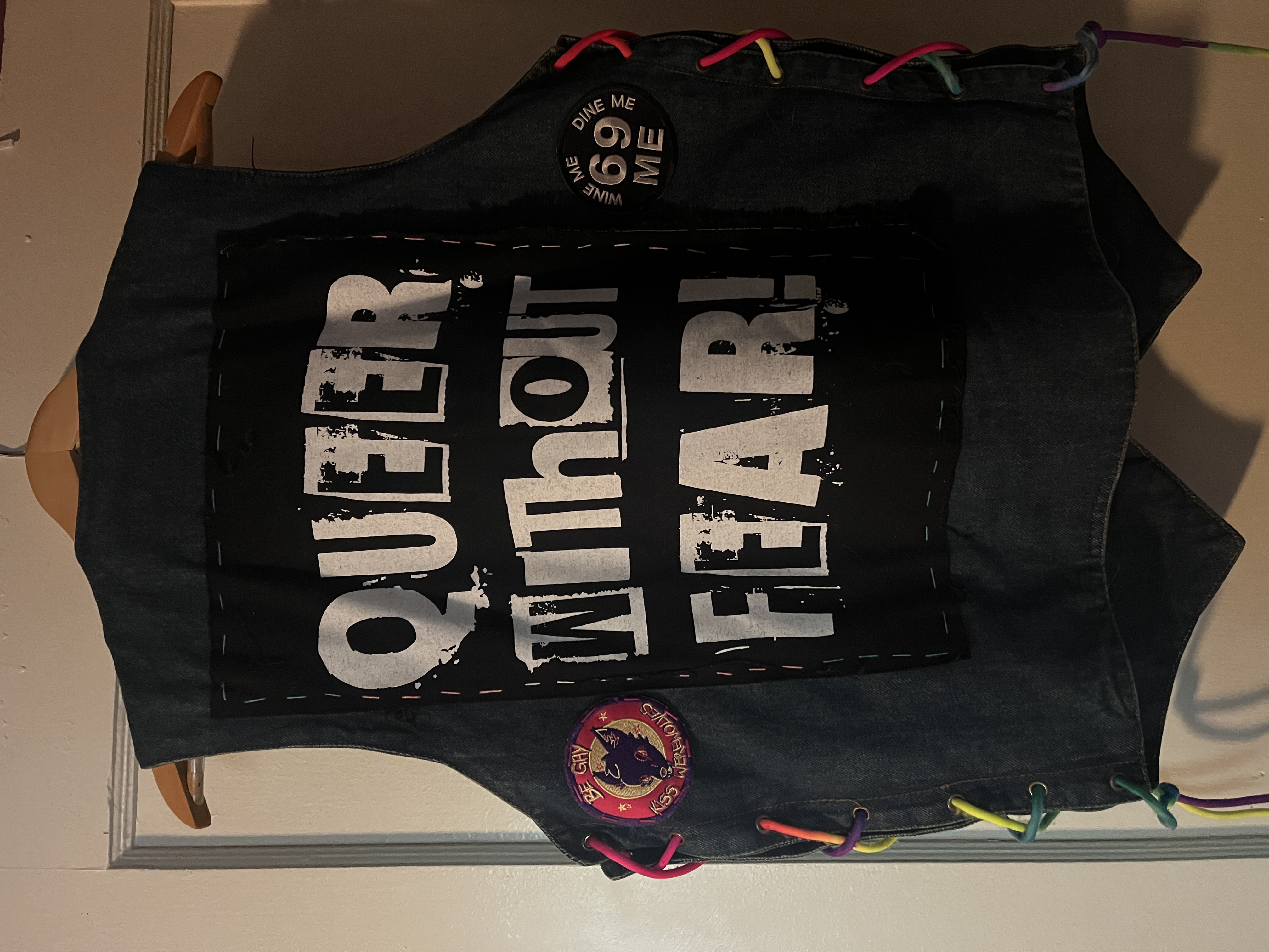 Thrifted vest